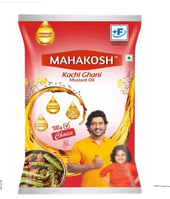 Mahakosh kachi ghani packet oil